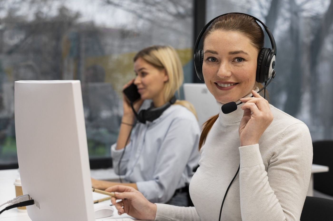 Virtual assistant booking HVAC service calls